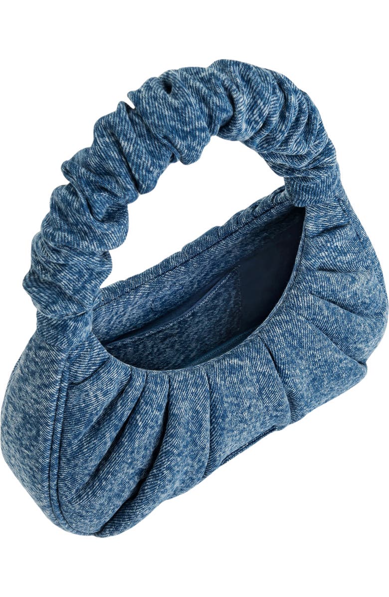 JW PEI Gabbi Ruched Faux Leather Hobo, Alternate, color, Blue