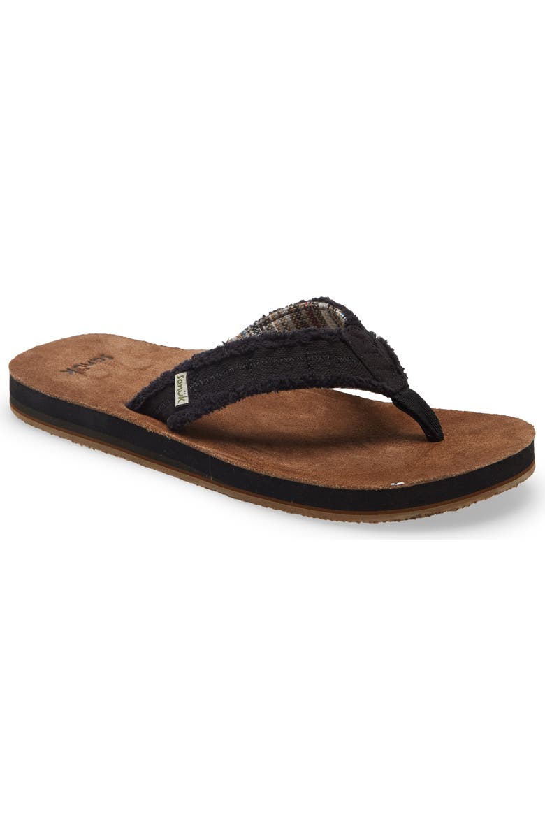 Sanuk Fraid Not Flip Flop, Main, color,