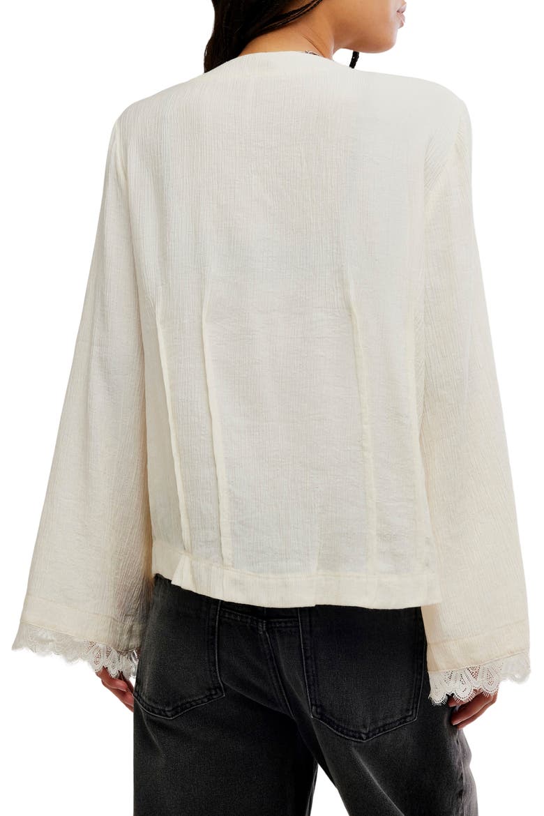 Donni Lace Trim Top, Alternate, color, TOFU