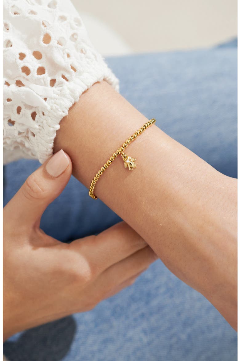 A Little 'Guardian Angel' Bracelet, Alternate, color, Gold Plated