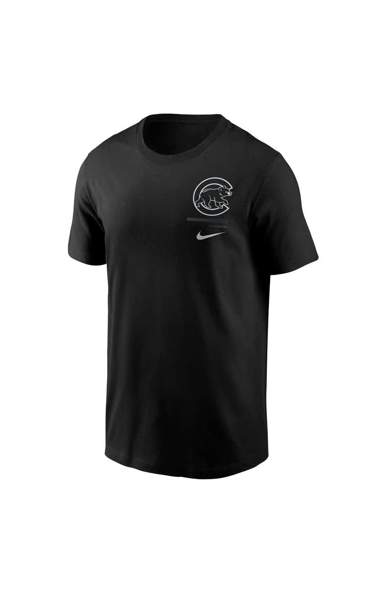 Nike Men's Nike  Black Chicago Cubs  Bar Loading T-Shirt, Alternate, color, 