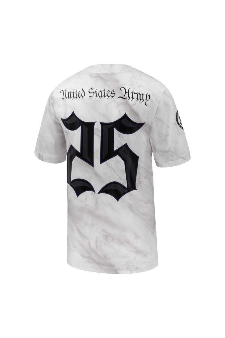 Men's Nike #25 White Army Black Knights Army 250 Collection Game Jersey, Alternate, color, White