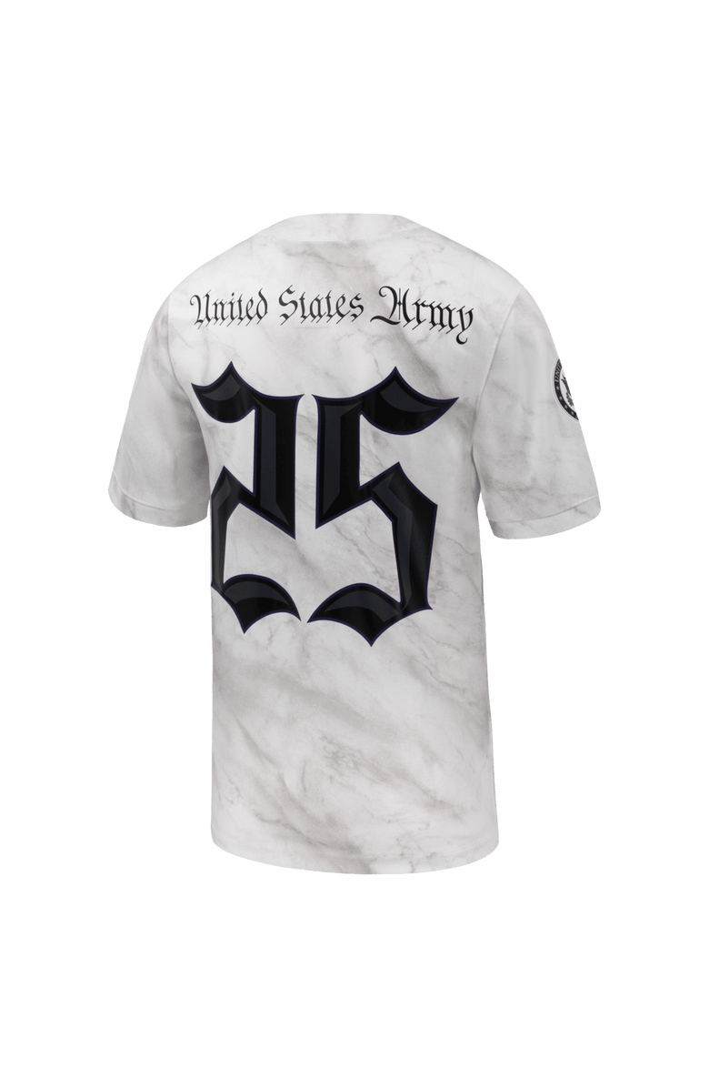 Nike Men's Nike #25 White Army Black Knights Army 250 Collection Game Jersey, Alternate, color, White