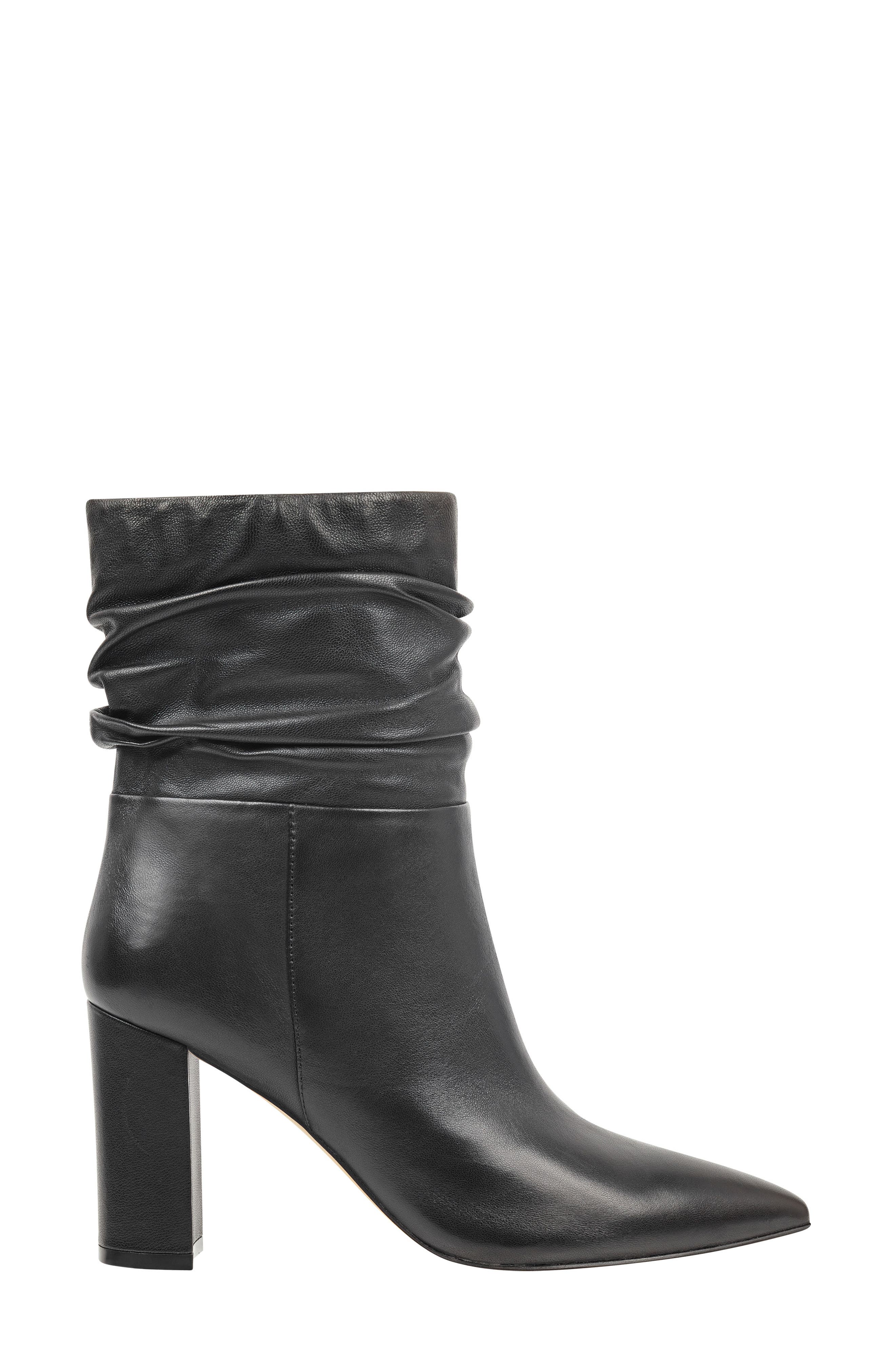 Unana Bootie, Alternate, color, BLACK LEATHER
