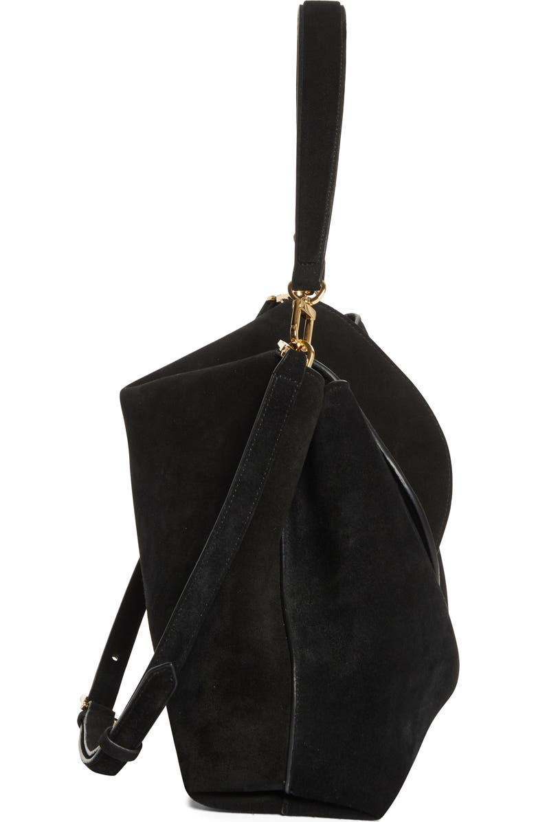 TOTEME T-Lock Satchel, Alternate, color, Black