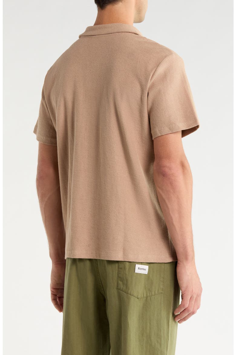 Cotton Terry Polo, Alternate, color, INCENSE