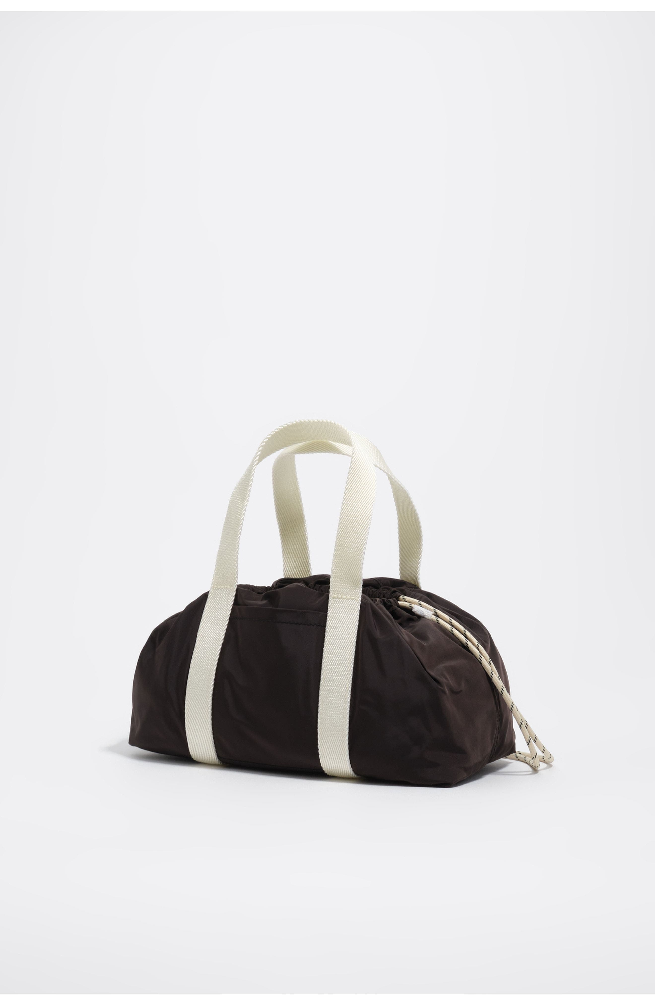 Bimba y Lola Carry Handle Nylon Mini Bag, Alternate, color, Charcoal