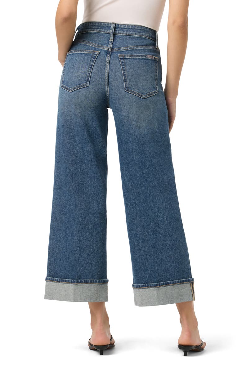 Joe's Cuffed High Waist Ankle Wide Leg Jeans, Alternate, color, Gertrude