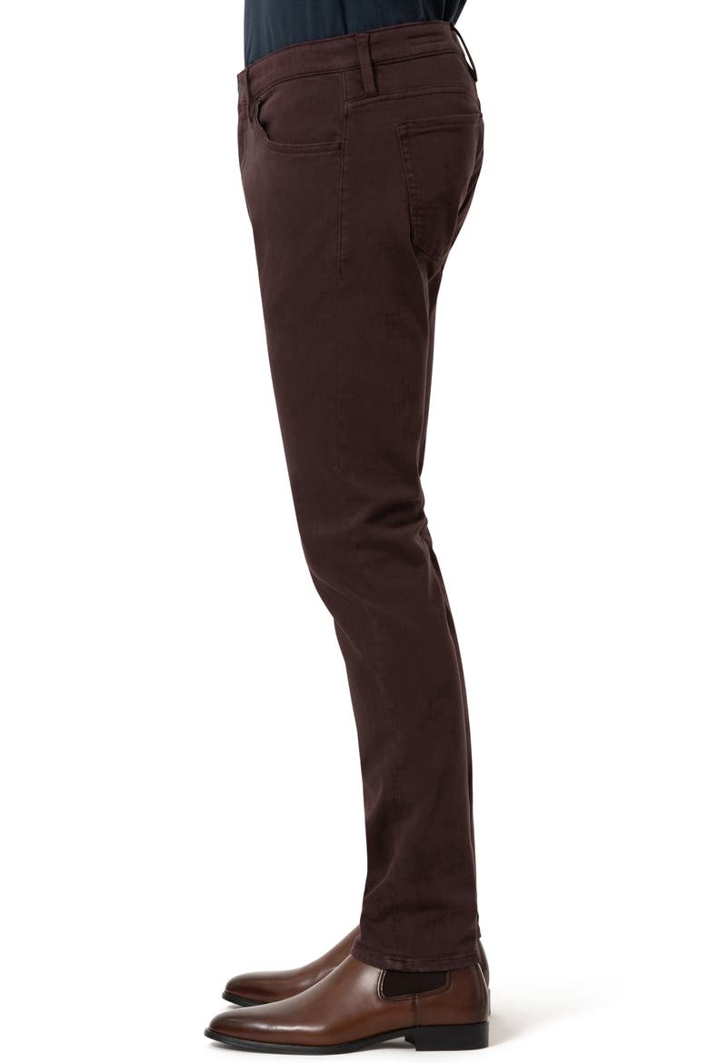 Courage Stretch Twill Straight Leg Pants, Alternate, color, BURGUNDY DIAGONAL