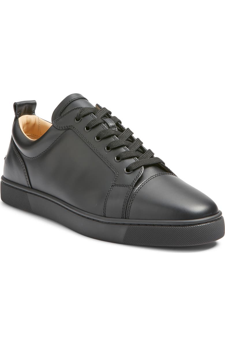 Christian Louboutin Louis Junior Sneaker, Main, color, Cm53-Black/ Black