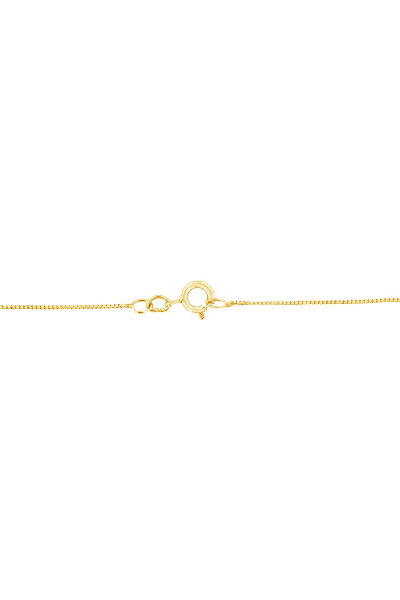 10k Yellow Gold Plated Silver 3.0 cttw Diamond Open Heart Pendant Necklace, Alternate, color, Yellow