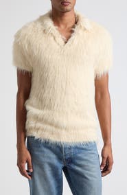 Dolce&Gabbana Faux Fur Polo