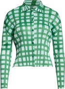 Issey Miyake Basket Print Pleated Cardigan
