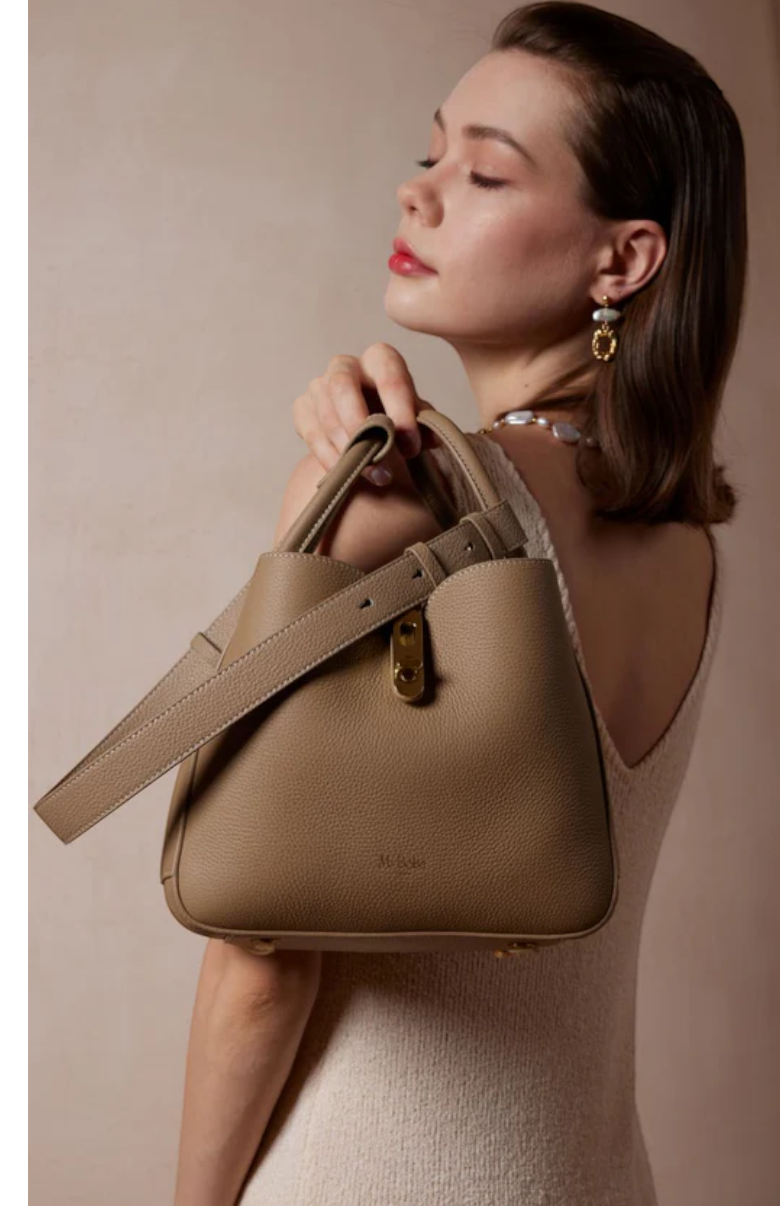 Cotswolds Genuine Pebble Leather Crossbody Bag, Alternate, color, Grey