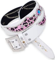 mnml Vintage Leopard Leather Belt