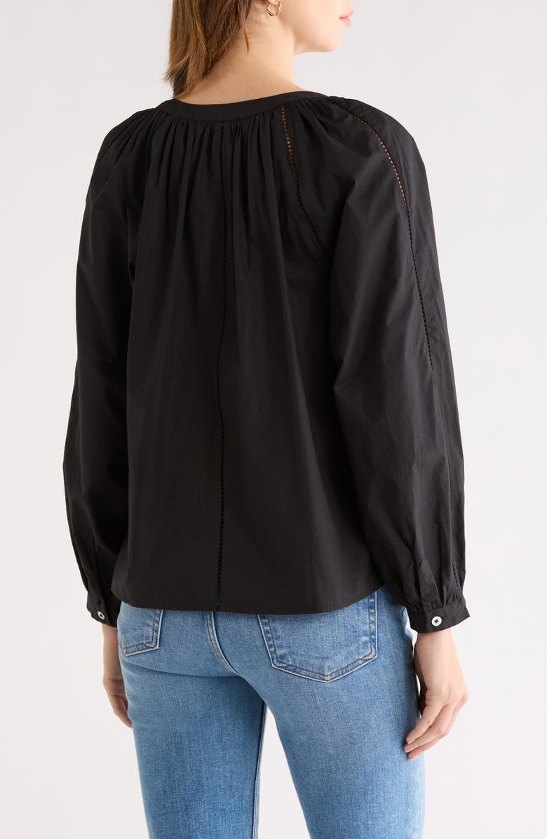 Rails Beas Button-Up Top, Alternate, color, Black