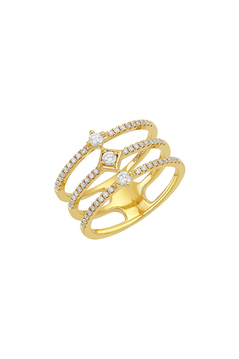 Aviva Diamond Statement Ring (Nordstrom Exclusive), Main, color, 18KY