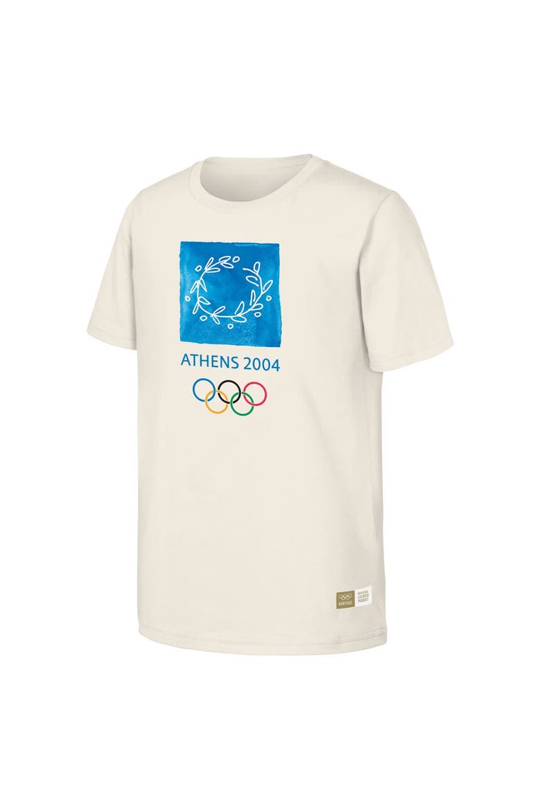 Men's  Natural 2004 Athens Games Olympic Heritage T-Shirt, Alternate, color, Natural