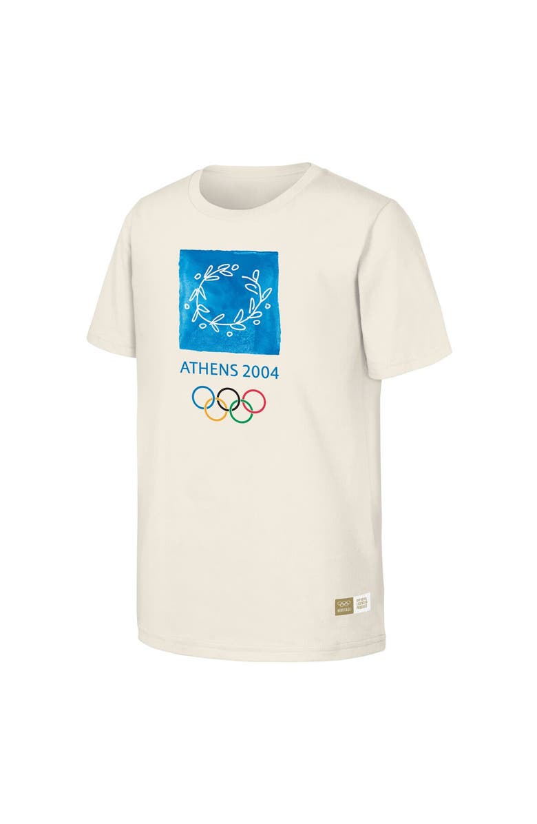 Outerstuff Men's Natural 2004 Athens Games Olympic Heritage T-Shirt, Alternate, color,