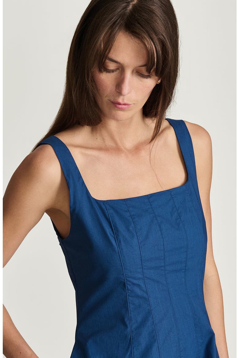 Peony Fit & Flare Minidress, Alternate, color, NAVY PEONY