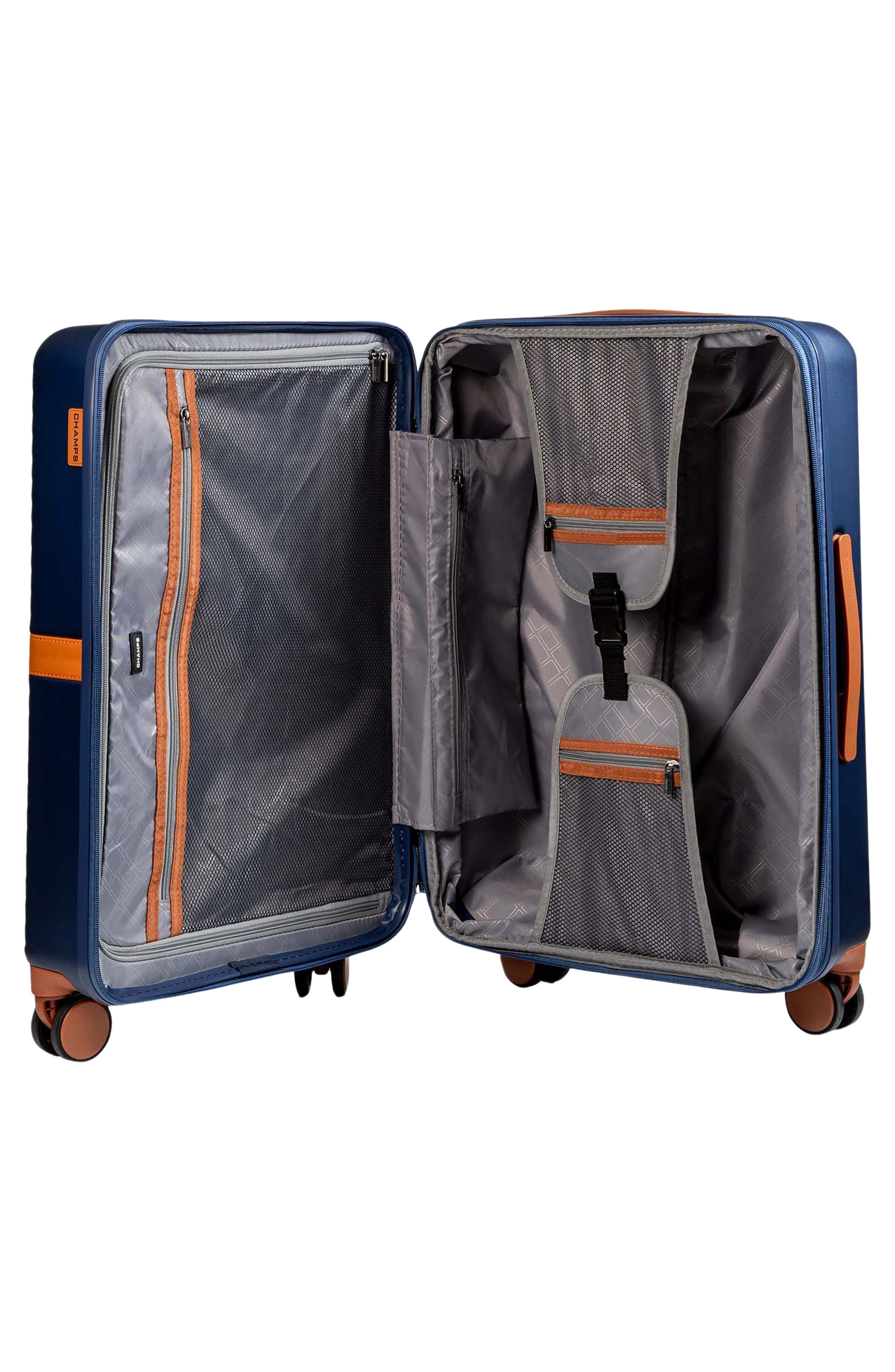 CHAMPS Vintage II 24-Inch Hardside Spinner Luggage, Alternate, color, Navy