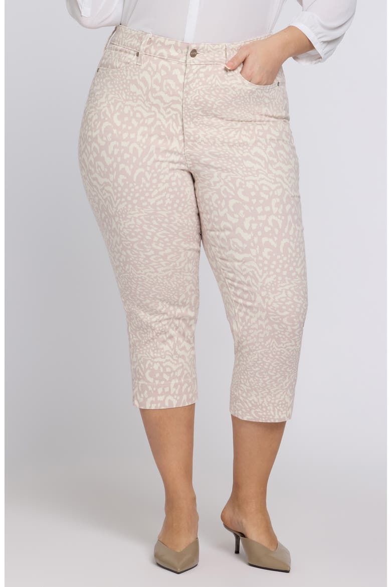 Marilyn Crop Straight Leg Jeans, Main, color, SNOW LEOPARD