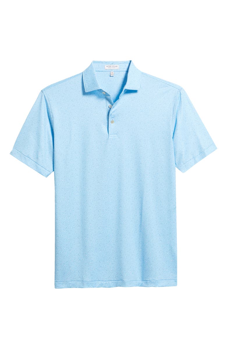 Peter Millar Chambers Performance Jersey Polo, Alternate, color, Seaport Blue