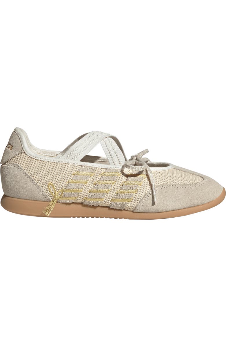 adidas Barreda Mary Jane Flat, Alternate, color, Matte Gold/ Crystal Linen