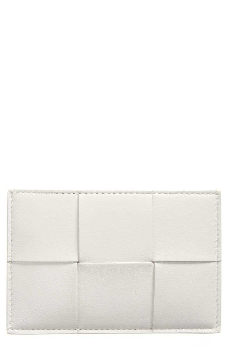 Bottega Veneta Intrecciato Leather Card Case, Main, color,