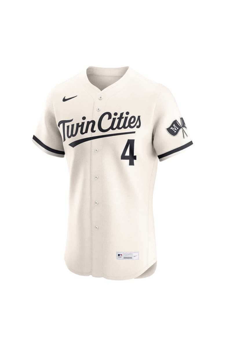 Nike Men's Nike Carlos Correa Cream Minnesota Twins Alternate Elite Player Jersey, Alternate, color,