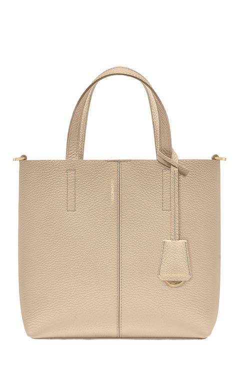 Small Leather Soft Tote