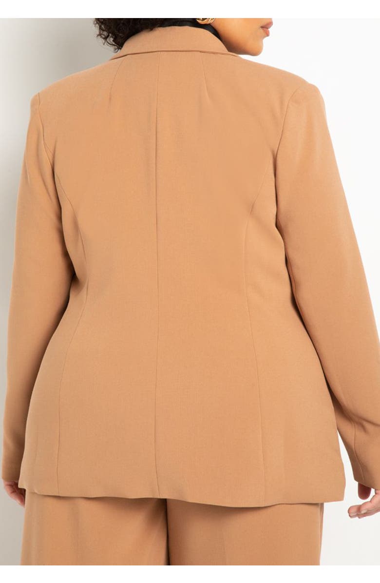 ELOQUII The 365 Suit Patch Pocket Blazer, Alternate, color, Biscuit