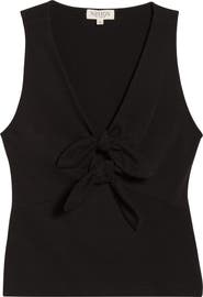 Nation LTD Terri Tie Front Cotton Tank