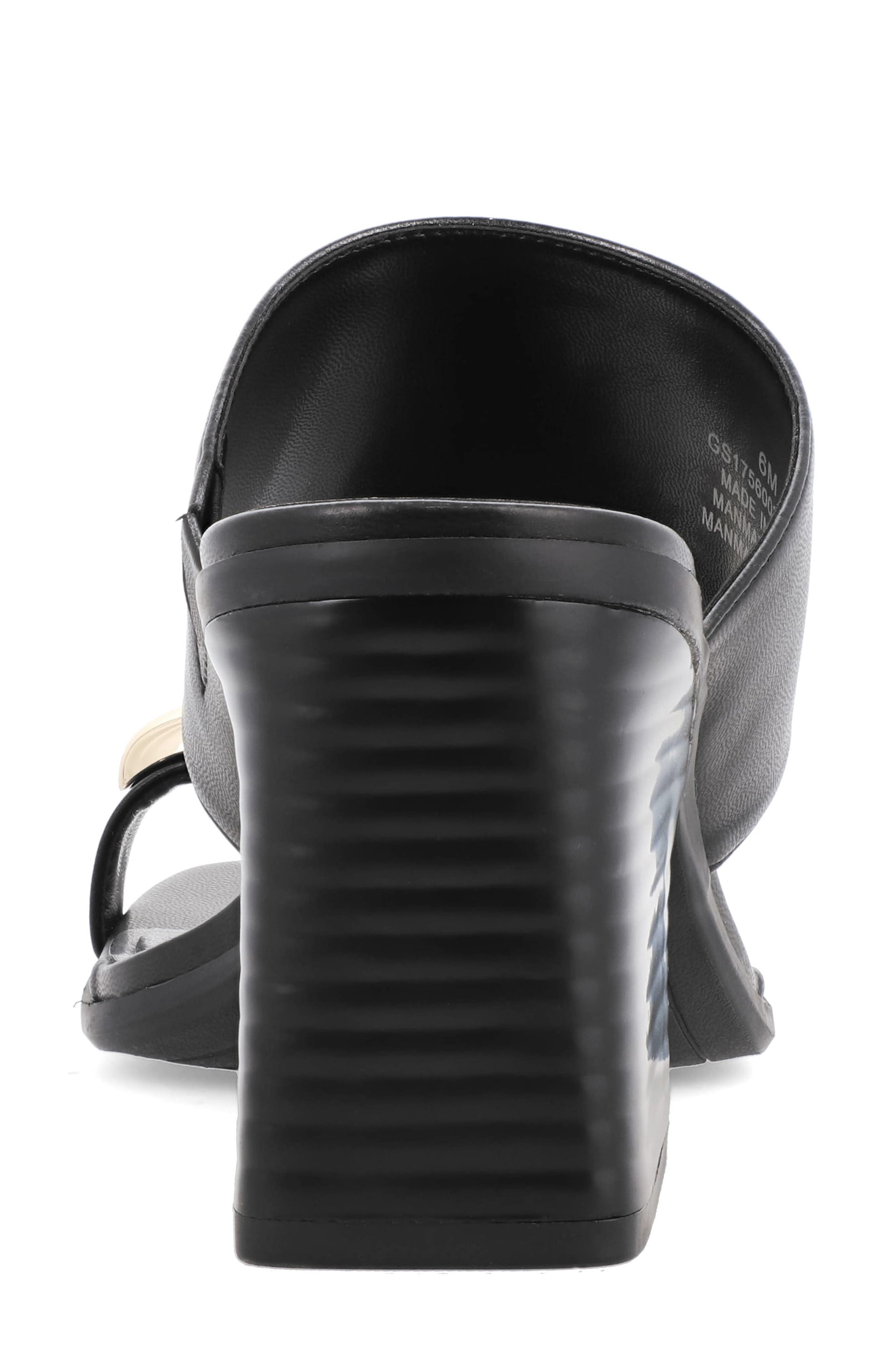 MIA Fawn Toe Loop Sandal, Alternate, color, Black