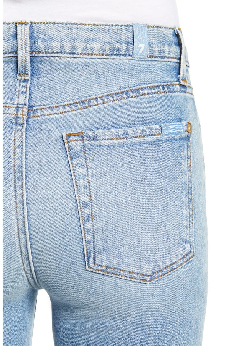 High Waist Ankle Skinny Jeans, Alternate, color, VAIL