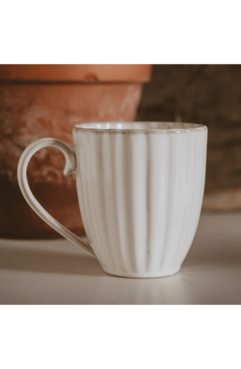 SWEET WATER DECOR Scallop 20 oz Ceramic Mug, Alternate, color, Scallop