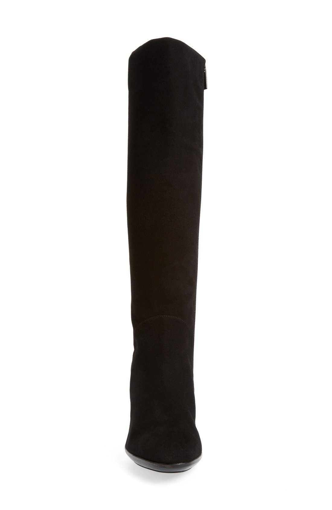 'Dalena' Weatherproof Boot, Alternate, color, BLACK SUEDE
