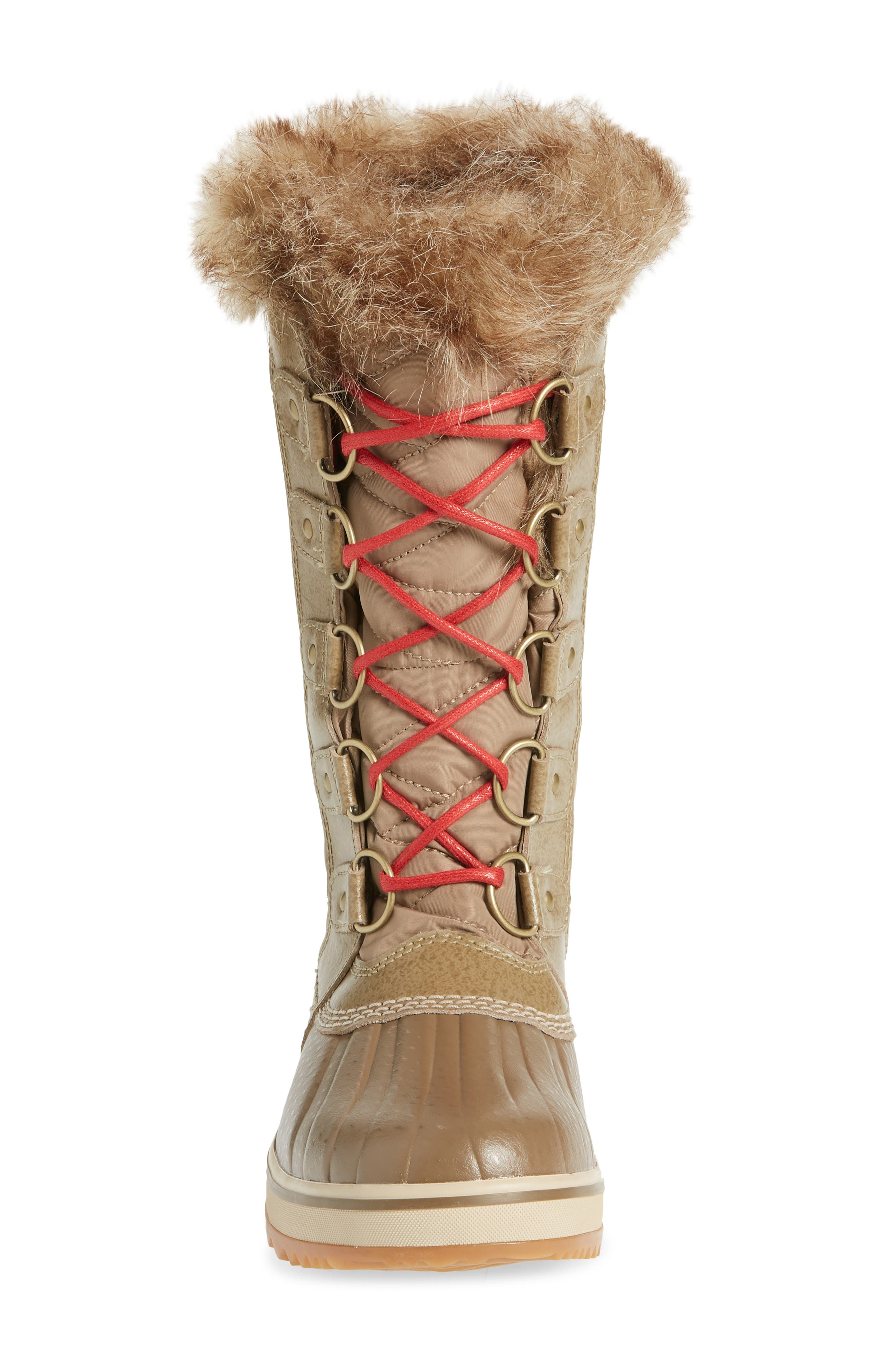 'Tofino II' Faux Fur Lined Waterproof Boot, Alternate, color, KHAKI II