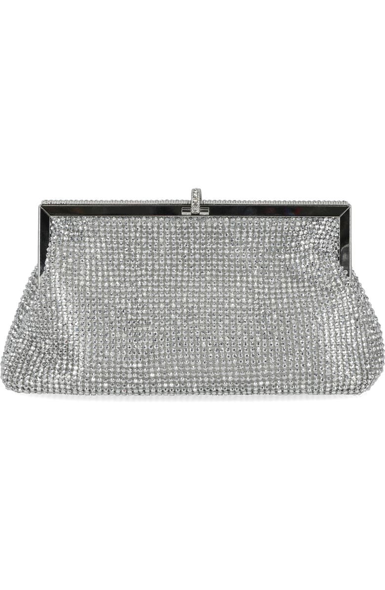 Jessica McClintock Garnet Frame Clutch, Alternate, color,