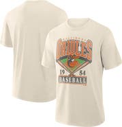 FANATICS Men's Profile Cream Baltimore Orioles Big & Tall Screen Print T-Shirt