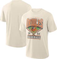 FANATICS Men's Profile Cream Baltimore Orioles Big & Tall Screen Print T-Shirt