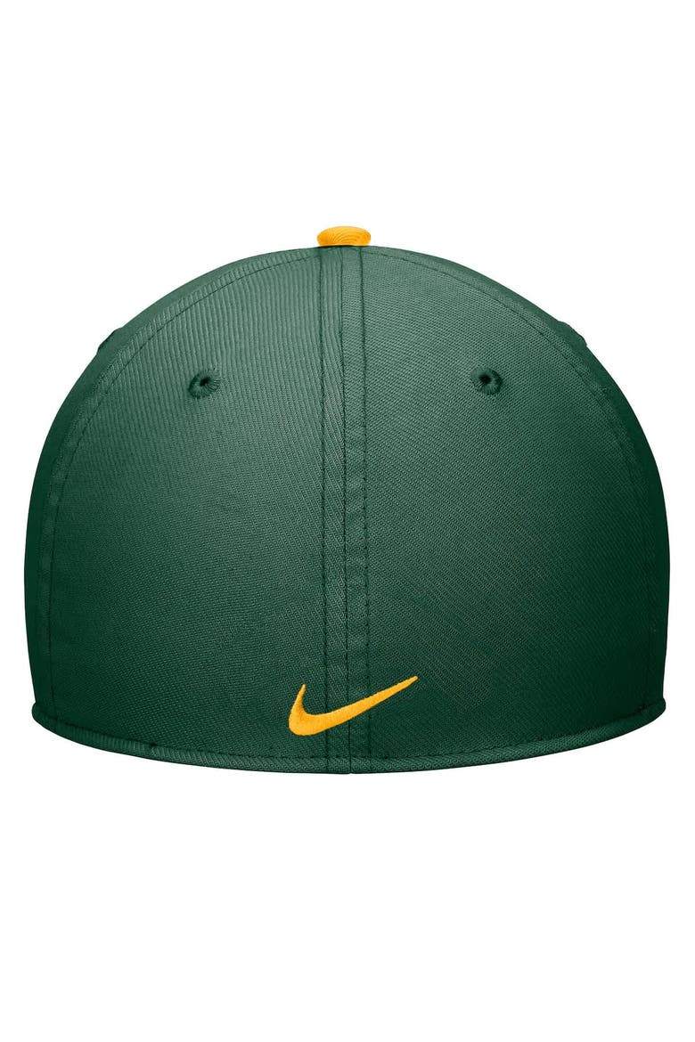 Men's Nike Green Baylor Bears 2025 On-Field True Performance Baseball Fitted Hat, Alternate, color, Green