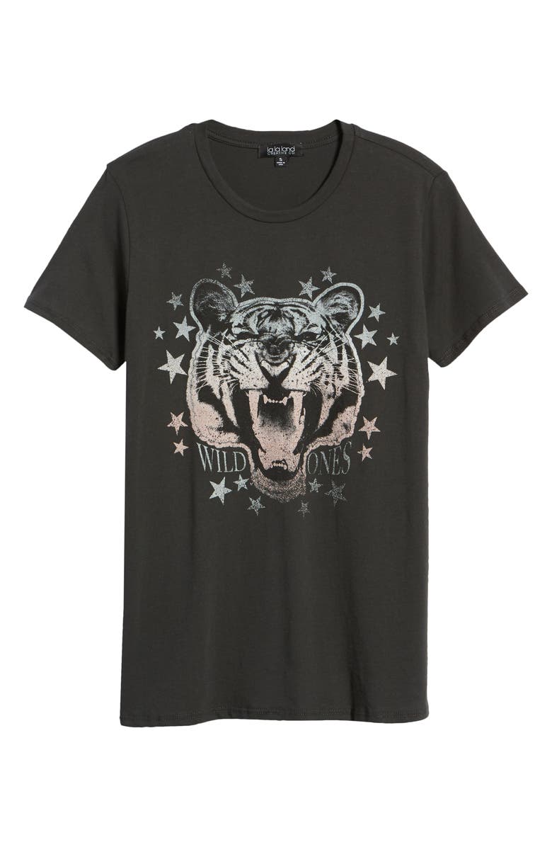La La Land Creative Co . Ombré Tiger Graphic Tee, Alternate, color,