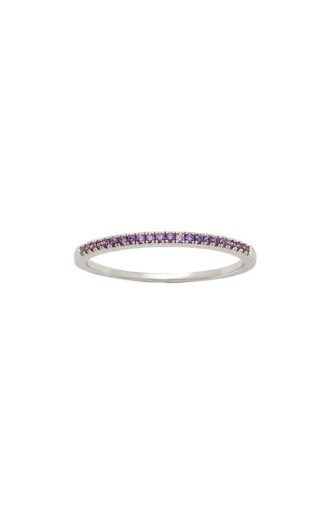 Birthstone Stacking Ring