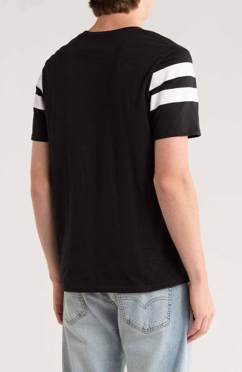 Junk Food Raiders Gridiron T-Shirt, Alternate, color, True Black