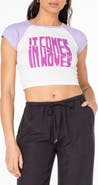 Roxy Comes in Waves Crop Graphic T-Shirt