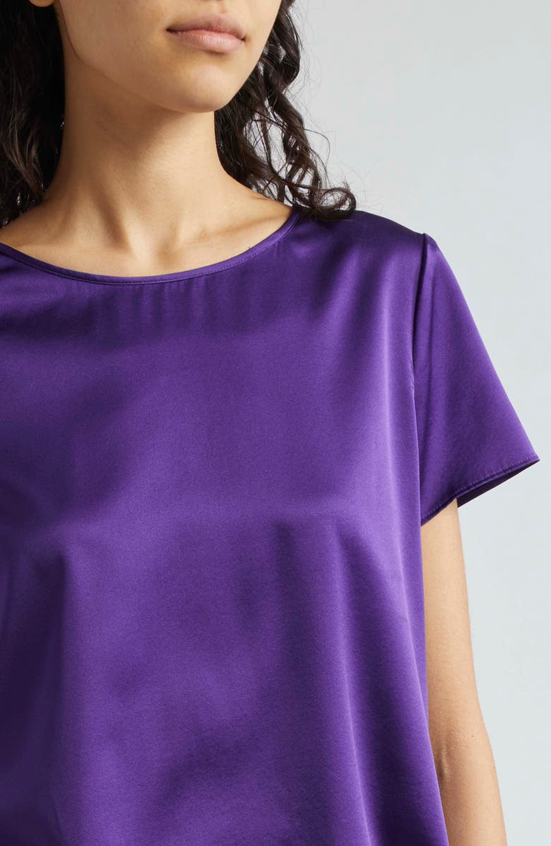 Emporio Armani Silk Satin T-Shirt, Alternate, color, 