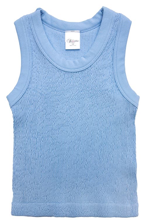 Suzette Collection Kids' Smocked Racerback Tank in Baby Blue  product