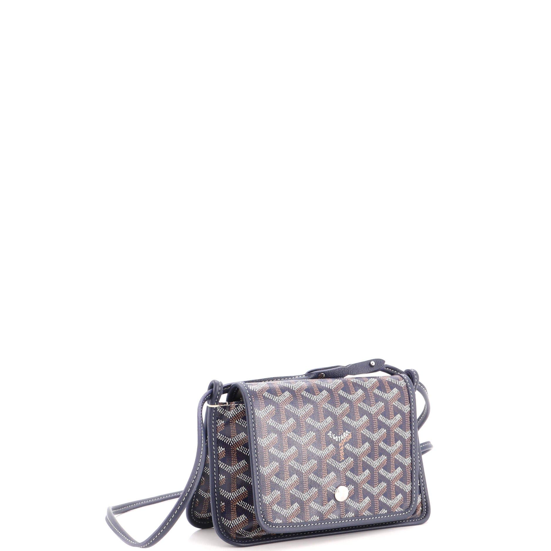 Plumet Clutch Wallet Coated Canvas, Alternate, color, Blue