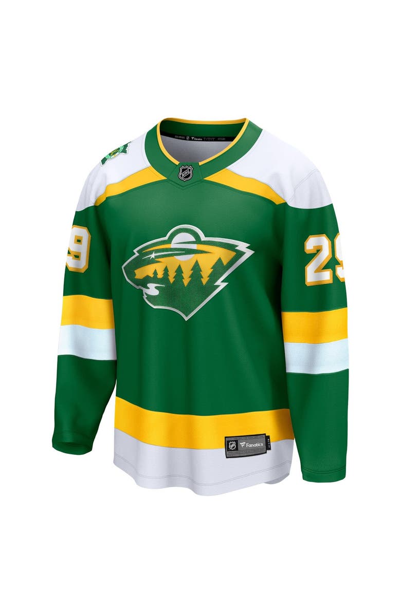 FANATICS Men's Fanatics Branded Marc-Andre Fleury Green Minnesota Wild Alternate Premier Breakaway Player Jersey, Alternate, color, 